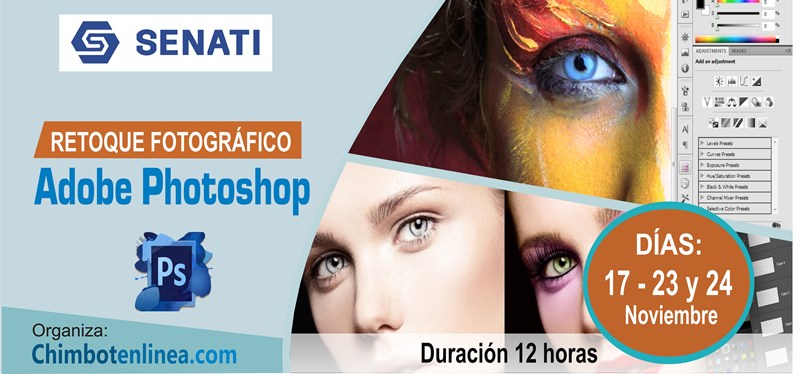 Taller de retoque fotográfico ofrecerán Chimbote en Línea y Senati