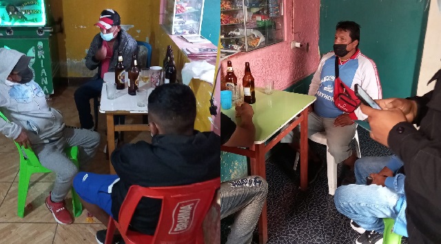 Intervienen bar clandestino en Chimbote y hallan 10 “covidiotas” tomando licor
