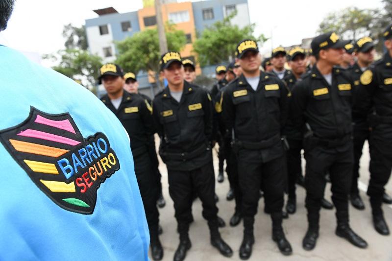 “Barrio Seguro” llega a 37 distritos y logra meta propuesta para el 2019