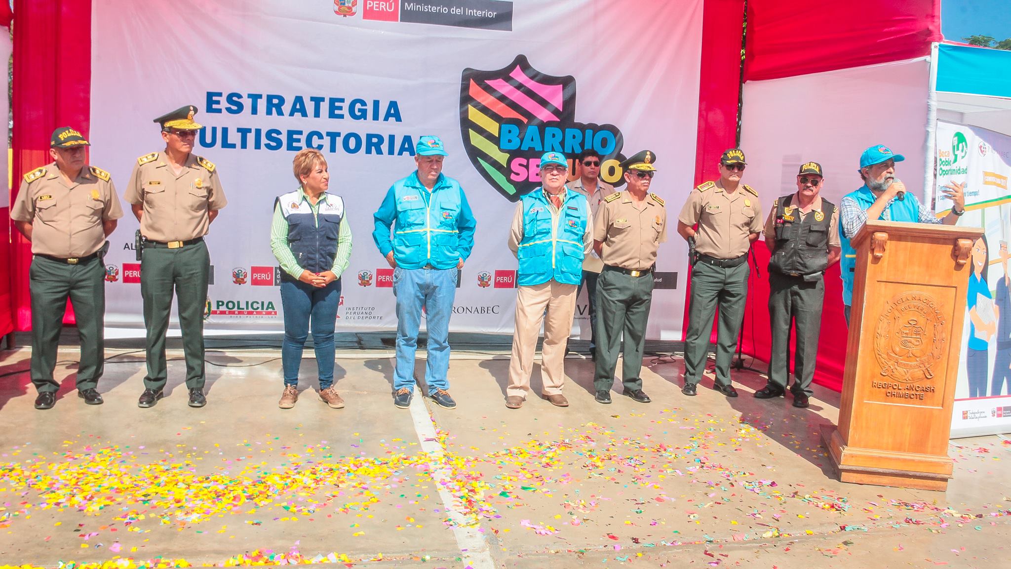 Chimbote: con presencia de viceministro de Interior lanzan programa Barrio Seguro en “San Pedro”
