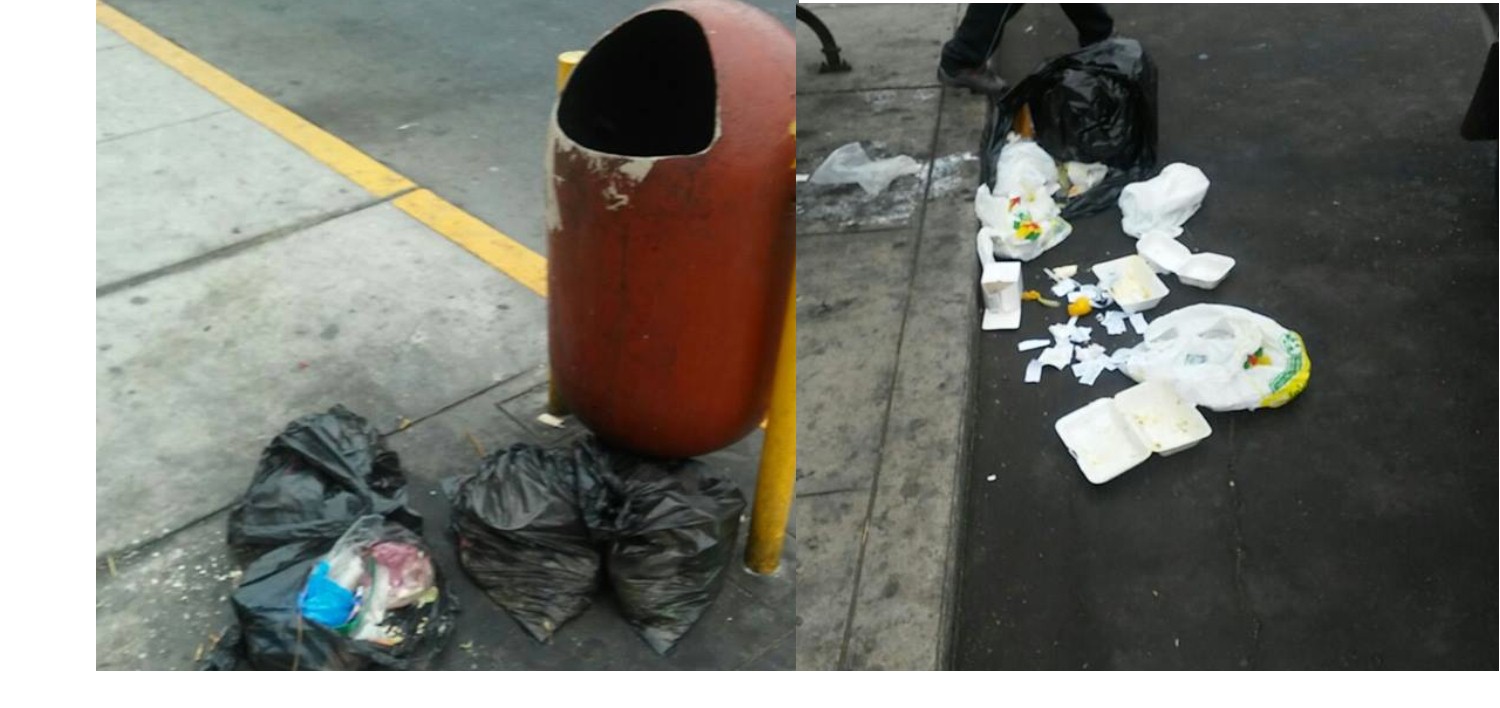 Por problemas técnicos de compactadora el casco urbano de Chimbote amaneció con basura
