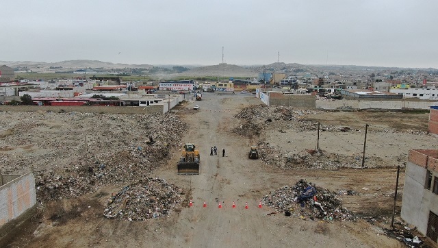 Municipio de Nuevo Chimbote recupera zona que por más de 20 años fue un basural