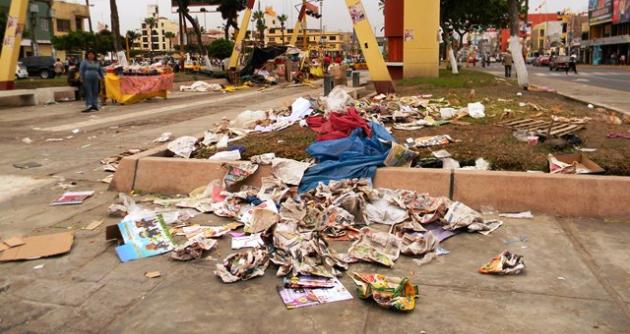  Municipio de Chimbote contrató más personal de limpieza por fiestas de San Pedrito