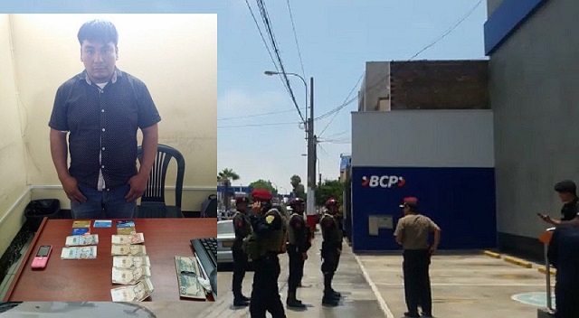 Cayó sujeto dedicado al “cambiazo” de tarjetas de bancos en Chimbote para robar dinero en los cajeros