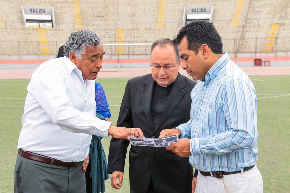Chimbote: comisión central de beatificación y alcalde ultiman detalles en estadio