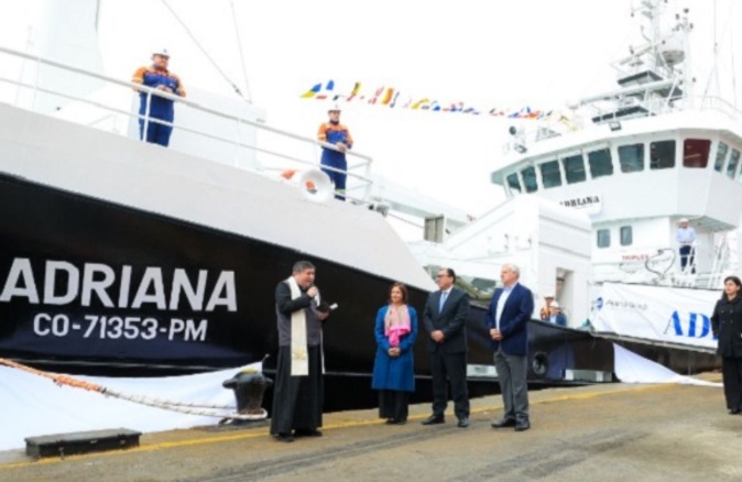 Perú moderniza su flota pesquera con navío de última generación de empresa Austral Group