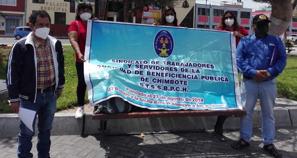 Sindicato de la Beneficencia Pública de Chimbote demanda la destitución de gerenta                           