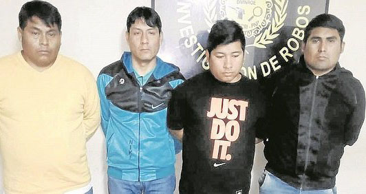 Nuevo Chimbote: envian a prisión presuntos integrantes de "Los Bodegueros de San Pedro"