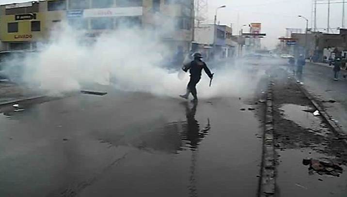 Rechazan actuar de policía que arrojo gases lacrimógenos a vecinos de “Miramar Bajo”