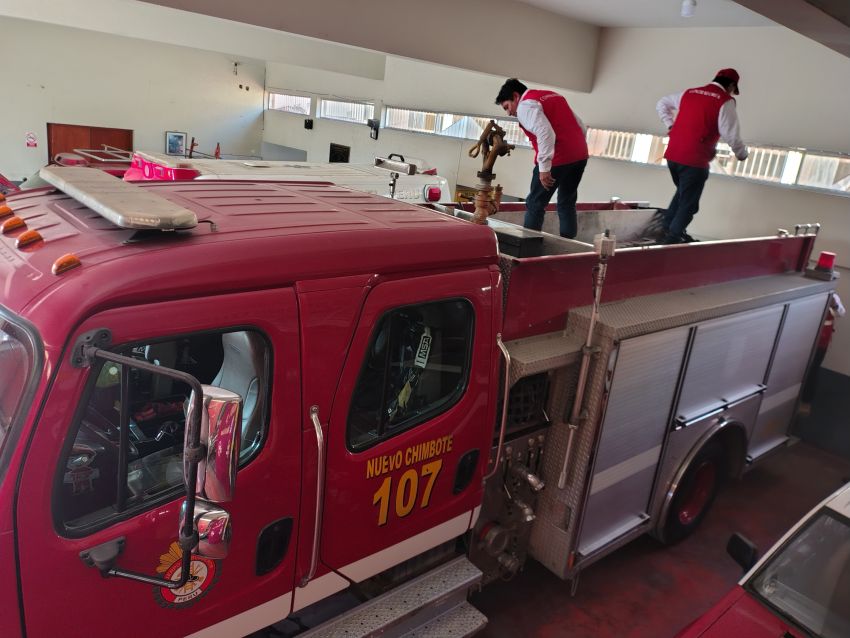 Advierten deficiencias en vehículos y equipos de auxilio que usan bomberos de Chimbote, Casma y Huarmey