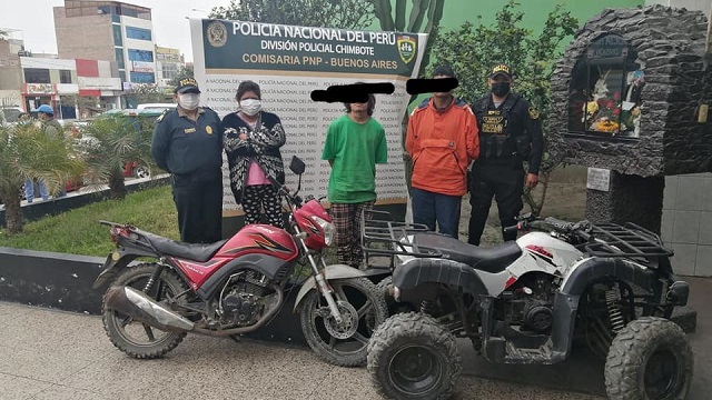 Intervienen a sujetos acusados de robo a mano armada en Nuevo Chimbote