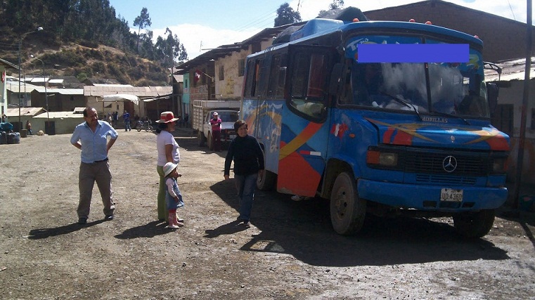 Valiente conductor evita asalto a bus en la carretera a Chuquicara