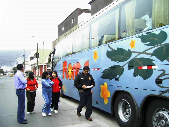 Chimbote: Incautan municiones y propaganda subversiva en bus interprovincial