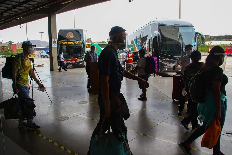 Transporte interprovincial se reactiva en todo el país desde hoy 1 de marzo