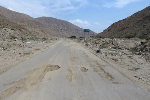 Anuncian reparación y reconstrucción de la carretera Nepeña–Caraz