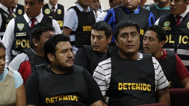 Presuntos cabecillas de “Los Intocables de Chimbote” en primer grupo de audiencia de prisión preventiva