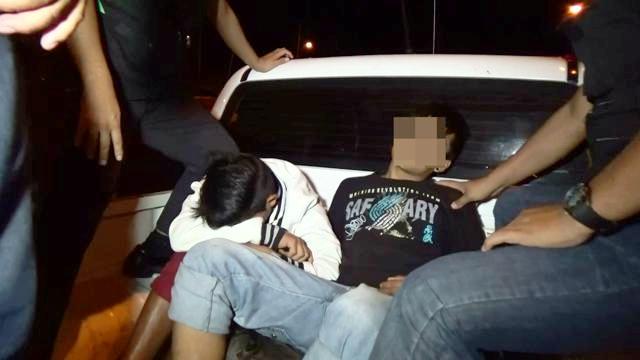 Adolescente es intervenido por la policía cobrando una extorsión en el distrito de Santa