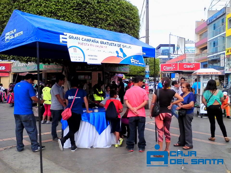 Más de 350 beneficiados en campaña de salud promovida por Caja del Santa