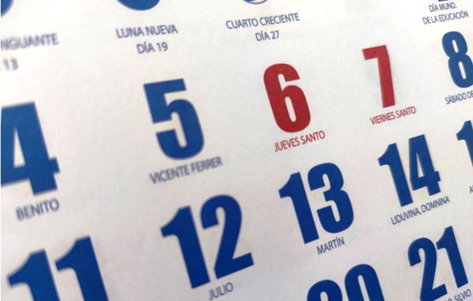 Sepa aquí cuáles son los días feriados del 2023 