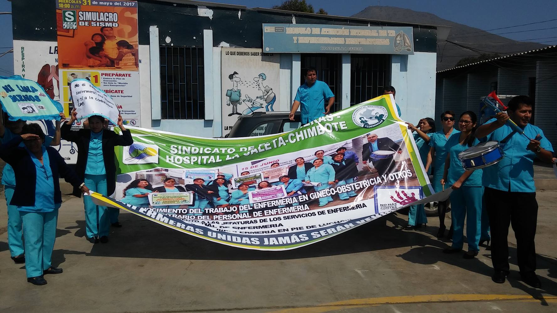 Chimbote: enfermeras de “La Caleta” denuncian agresión contra una compañera 
