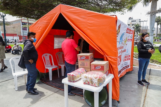 Chimbote: realizan campaña solidaria para ayudar a ollas comunes y población vulnerable