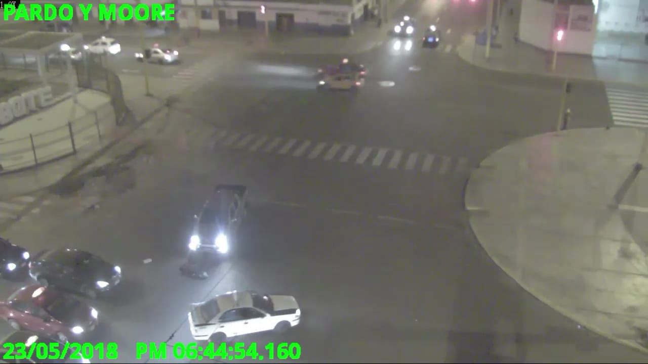 Chimbote: cámara de videovigilancia de la municipalidad capta atropello a estudiante