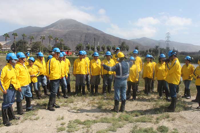 Socios de la Cámara de Comercio del Santa visitaron planta de Siderperú