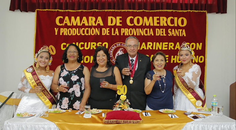  Cámara de Comercio del Santa presentó a reina del 50 Concurso Nacional de Marinera