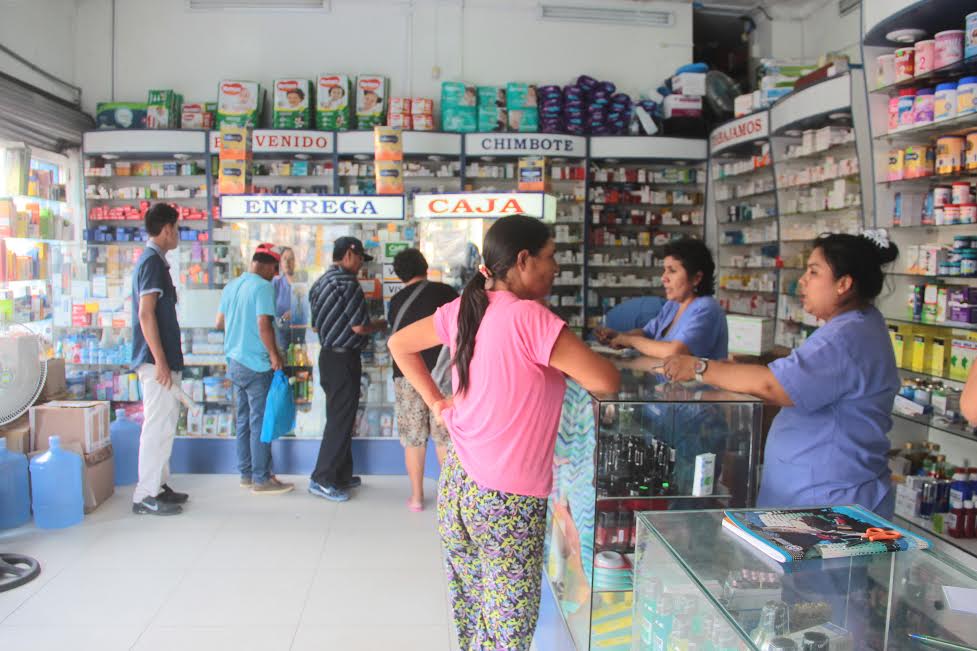 Logran recuperar dinero robado de la farmacia Bazán ubicada en el centro de Chimbote