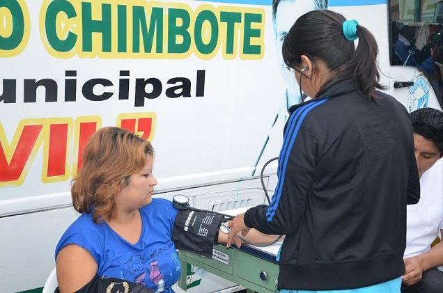 Nuevo Chimbote: Realizan campañas médicas contra la influenza AH1N1