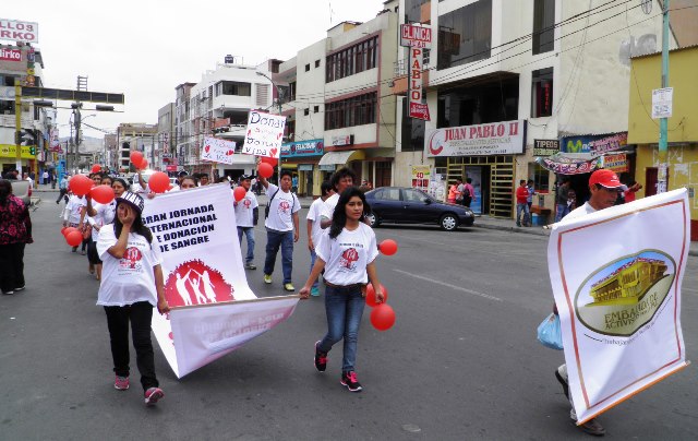 Promueven jornada de donación de sangre en Chimbote‏ 