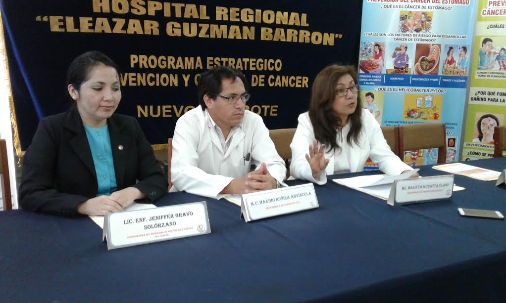 Hospital Eleazar Guzmán Barrón lanzó la “Semana Perú contra el Cáncer”
