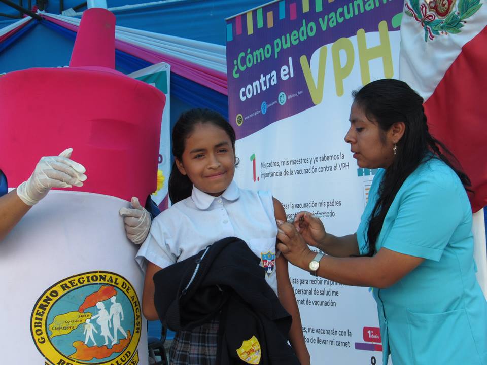 Más de 4 mil niñas del Santa y Pallasca serán vacunadas contra el Virus del Papiloma Humano