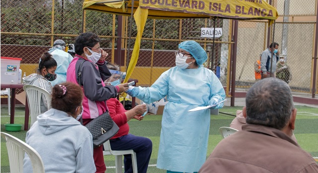 Detectan 58 casos covid-19 en Laderas del Norte en Chimbote