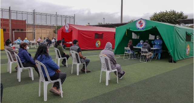 Detectan 73 nuevos casos covid-19 en el centro de atención "Torito Luces" de Chimbote