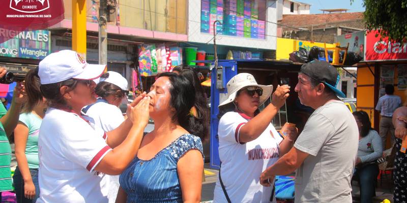 Chimbote: Municipalidad inicia campaña de uso correcto del protector solar