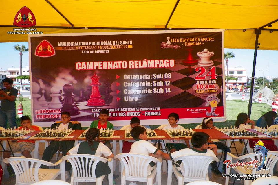 Municipalidad del Santa realizó campeonato de ajedrez para encontrar nuevos talentos