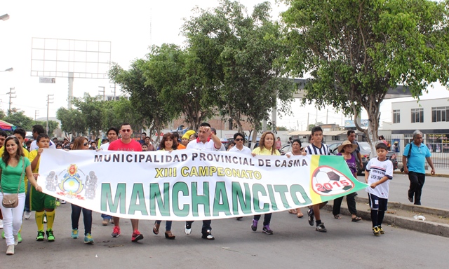 Inauguran tradicional campeonato deportivo en Casma 