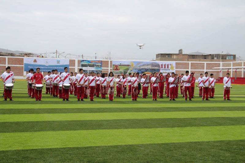 MPS inauguró campo deportivo de colegio Inmaculada de la Merced