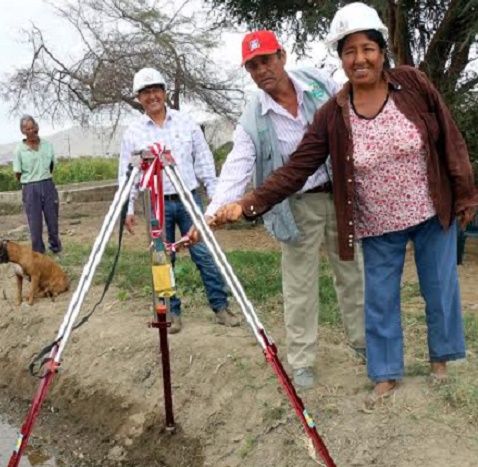 Casma: colocan primera piedra para inicio de obra de canal de riego en Sechín