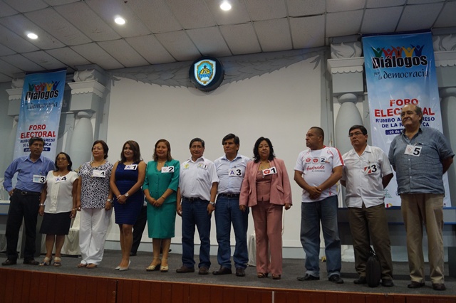 Candidatos al Congreso por Áncash debaten sus propuestas en el foro Diálogos por la Democracia