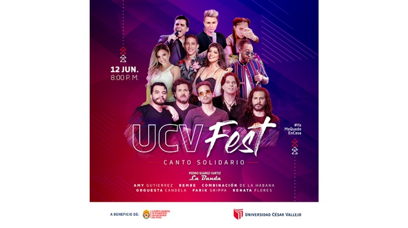 Artistas Nacionales y la UCV se unen por  los  Bomberos Voluntarios del Perú