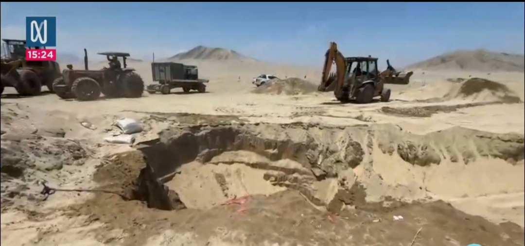 Casma: hombre de 37 años queda atrapado bajo tierra en el sector Pampas de Chinecas 