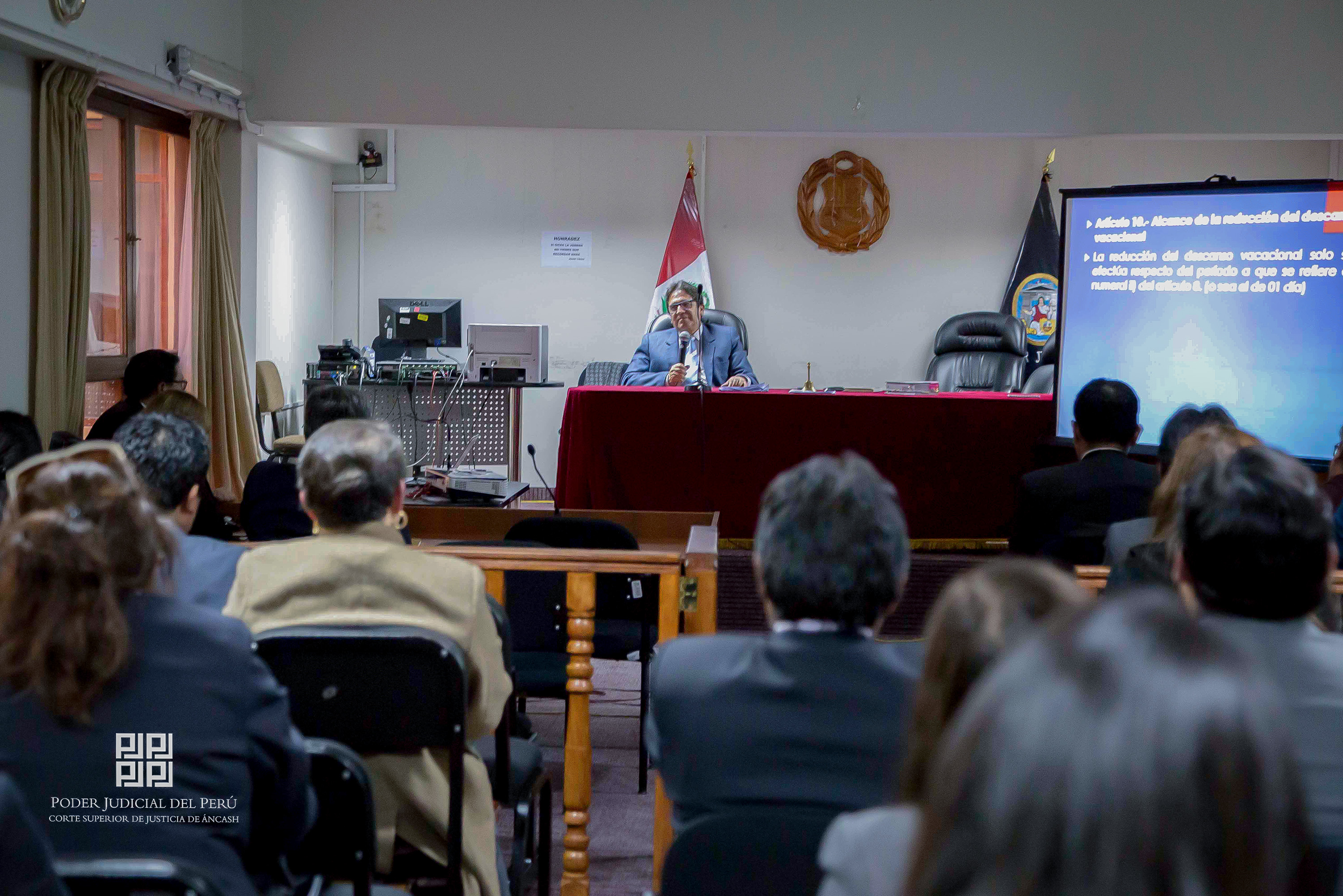 Jueces de Chimbote expusieron en Lambayeque sobre  buenas prácticas en Corte del Santa