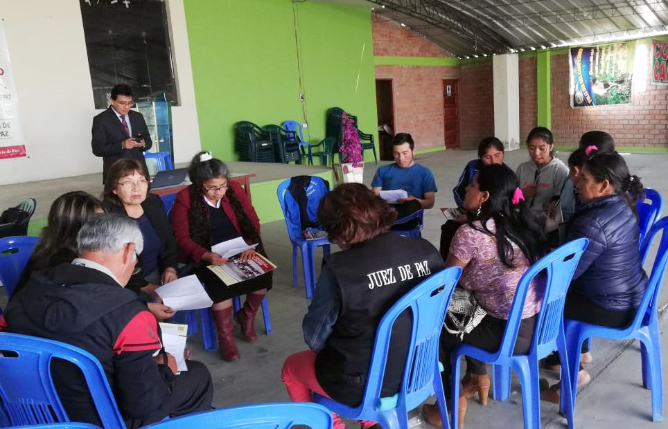 Oficina de Apoyo a la Justicia de Paz brindó capacitación a jueces, ronderos y policías de Santa, Casma y Huarmey