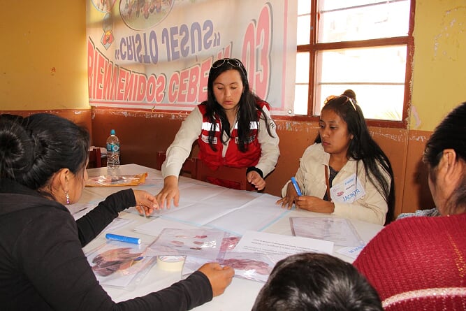 Capacitan a 800 integrantes de CAE de Ancash en la preparación de alimentos ricos en hierro