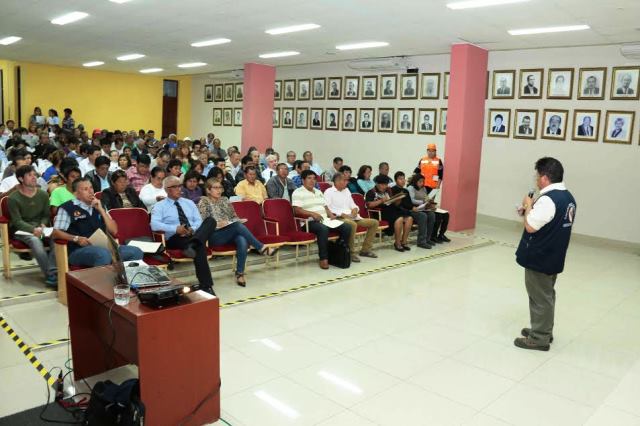  Chimbote: dirigentes de pueblos fueron capacitados en prevención frente a El Niño