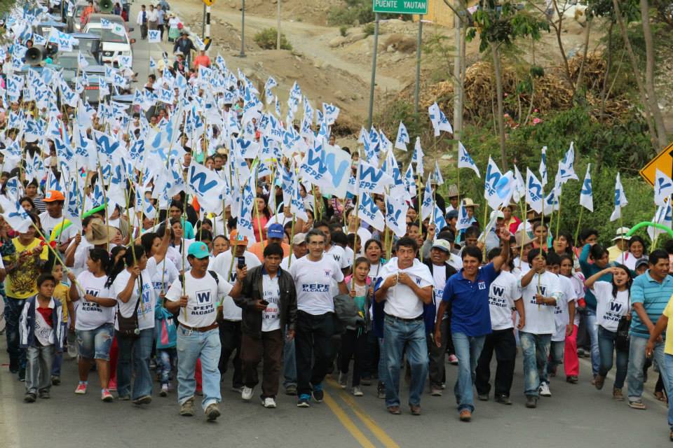 Con caravana militantes de Puro Áncash respaldarán a su líder Waldo Ríos 