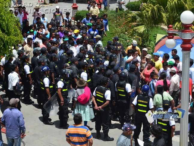 Comisario PNP quedó herido en enfrentamiento con mototaxistas en Caraz