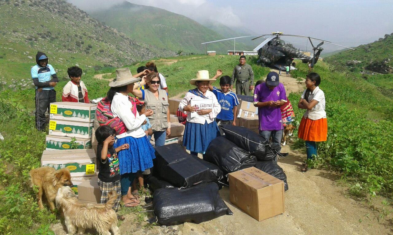 Cáritas Chimbote entregó más de 10 toneladas de ayuda humanitaria